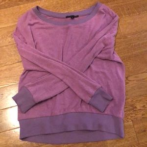 Purple sweatshirt